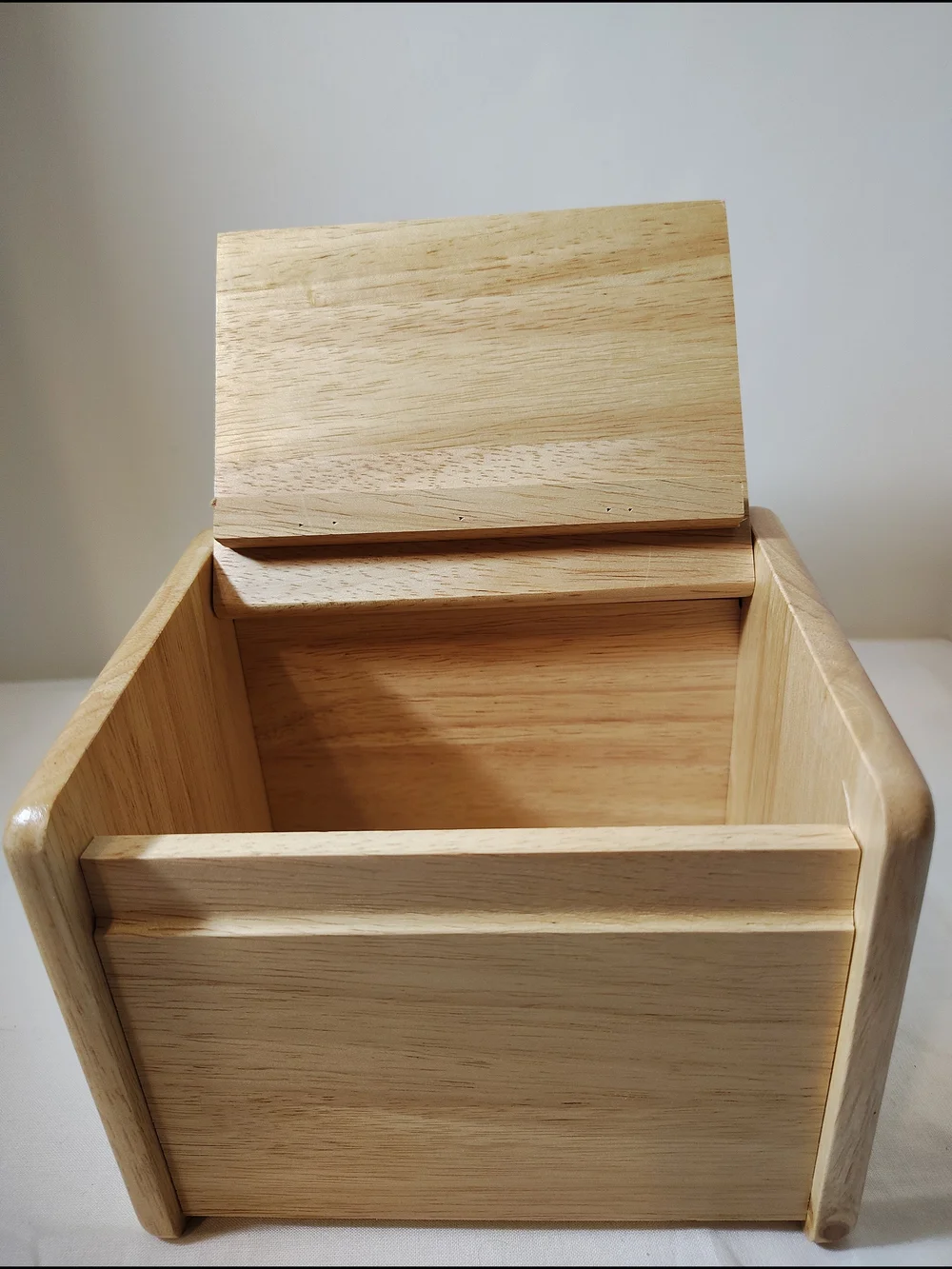 Lipper International Light Natural Wood Recipe Box